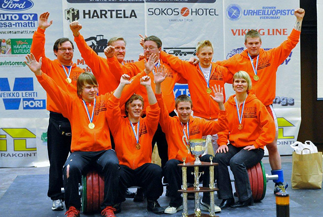 12.12.2009 - Painonnoston joukkue SM-kilpailut