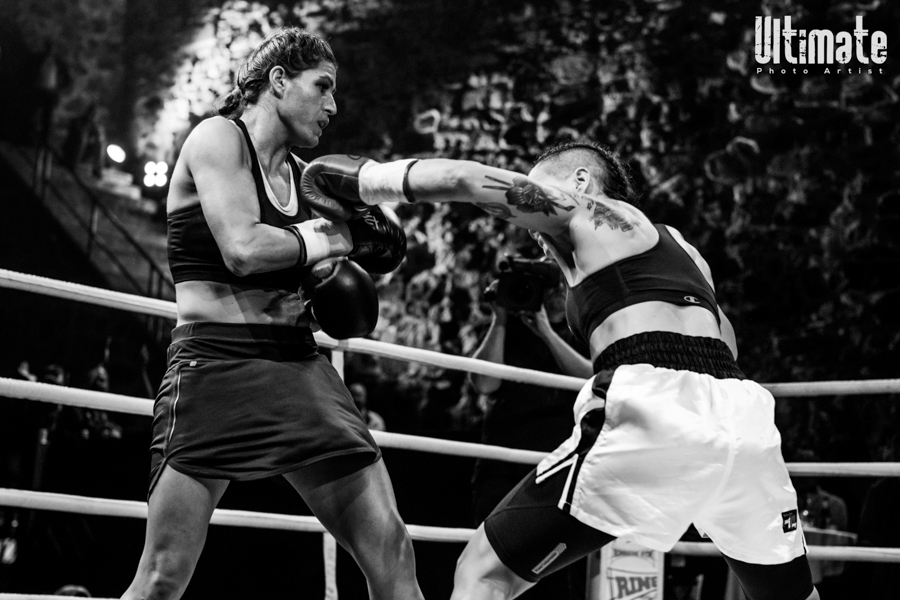 13.8.2016 Boxing Night Savonlinna: Eva Wahlström vs Jasmina Nadj