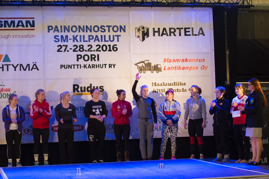 27.2.2016 - (Painonnoston SM-kilpailut, naiset)