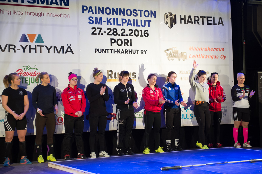 28.2.2016 - (Painonnoston SM-kilpailut, naiset)