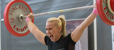 Painonnoston Lounais-Suomen piirinmestaruuskilpailut kuvina