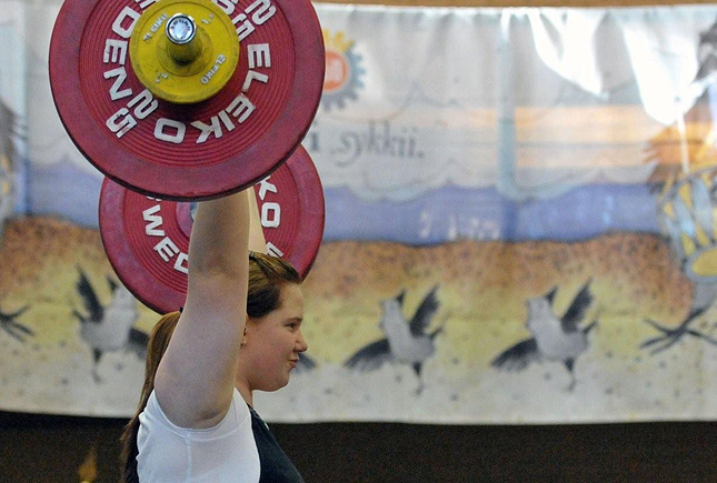 25.10.2008 - Painonnoston nuorten PM-kilpailut (tytöt)