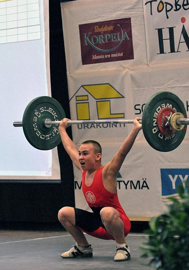 25.10.2008 - Painonnoston nuorten PM-kilpailut (pojat)