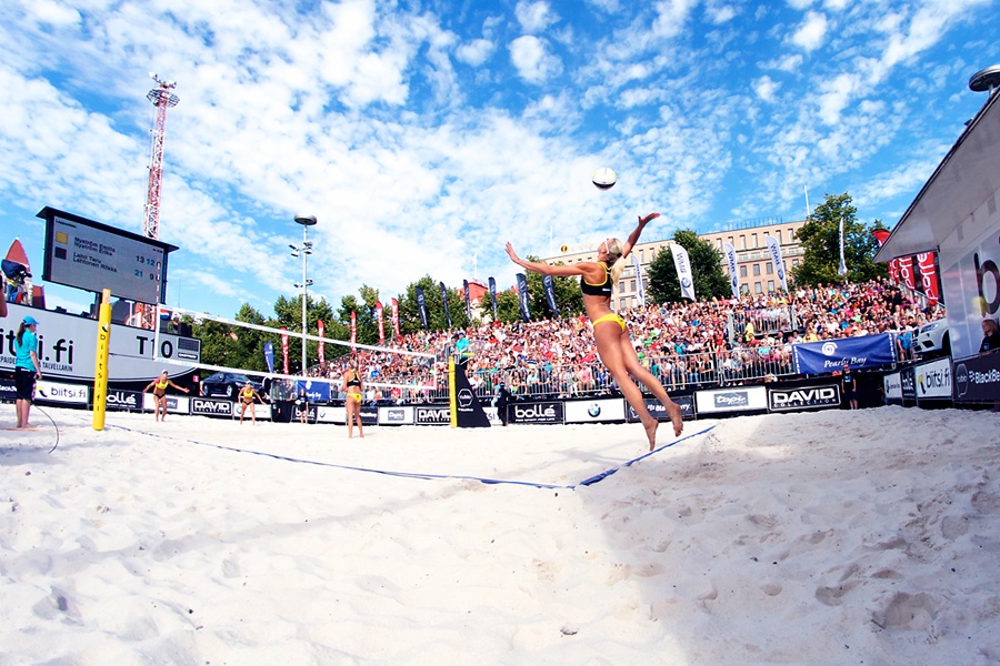 12.8.2012 - Naisten beach volleyn SM-finaali