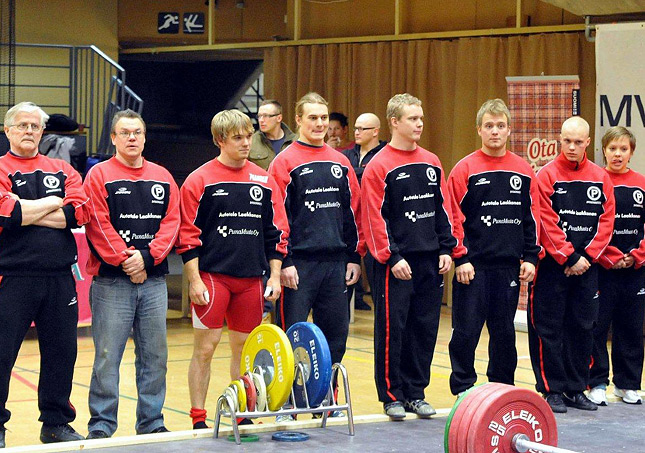 12.12.2009 - Painonnoston joukkue SM-kilpailut