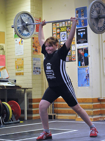 29.1.2011 - Painonnoston Lounais-Suomen piirinmestaruuskilpailut (juniorit)