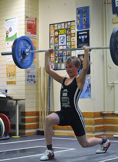 29.1.2011 - Painonnoston Lounais-Suomen piirinmestaruuskilpailut (nuoret)