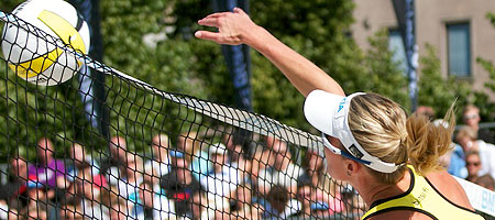Beach volleyn olympiapaikkoja jaossa Kiinassa
